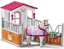 SCHLEICH, Box avec Jument