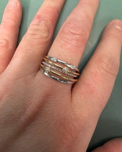 Bague 18k 6 76gr - bague, (750)