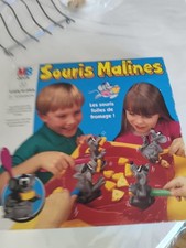  Jeu de société MB Souris Malines /Folles de fromage, Manque Notice Et 2 Aimants