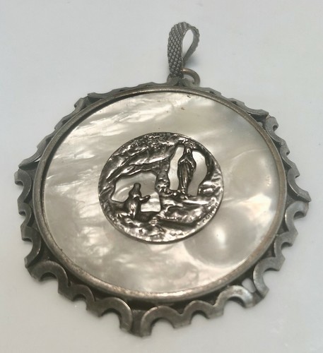 Pendentif argent 925 nacre - pendentif,