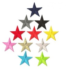 Patch écusson patche étoile Star 45 mm diamètre couleur au choix thermocollant