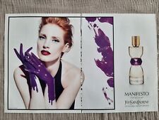 Publicité papier Parfum. Perfume Ad Yves Saint Laurent - Manifesto de 2012 (01)