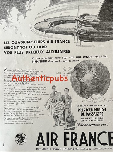 Publicite air france avion - publicite,