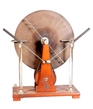 Instrument scientifique - TRES GRANDE Machine de Wimshurst  (55 cm!!!) - XIX iem