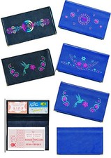 Porte Chequier Portefeuille Porte carte en Cuir