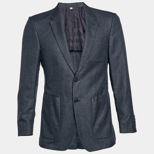 Blazer burberry bleu - marine, en