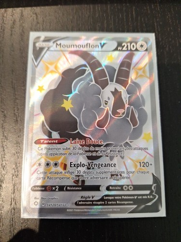 Carte pokémon moumouflon - moumouflon, v