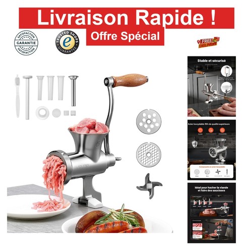Vevor hachoir viande manuel - à,
