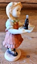 Figurine statue publicitaire COCA COLA - Serveuse - 1999 -