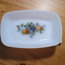 Ravier en arcopal décor