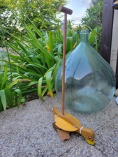 ANCIEN JOUET EN BOIS CANARD A POUSSER