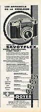 PUBLICITE ADVERTISING   1962   SAVOYFLEX  ROYER  appareil  photo
