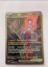Carte Pokemon Mewtwo ex de la team rocket 231/182 de la série EV10
