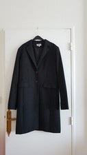 MANTEAU NOIR. "ETAM". TAILLE: 42.
