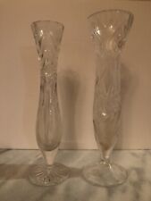 Paire De Vases En  Cristal 