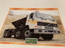 Volvo FL10 8x4 1985 Travaux Publics fiche carte passion camion Atlas