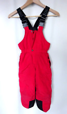 Pantalon de ski rouge bretelle salopette fille garçon DECATHLON 6 ANS