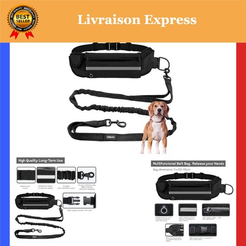 Edipets laisse canicross main - canicross,
