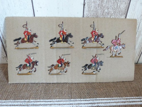 Lot anciens soldat plat - lot, d