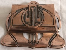 BOITE A TIMBRES 1900 ART NOUVEAU ARTS & CRAFTS SERRURIER BOVY 