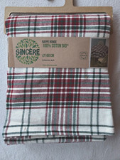 Nappe ronde diamètre 180 cm neuve marque Sincère collection Alec coton BIO