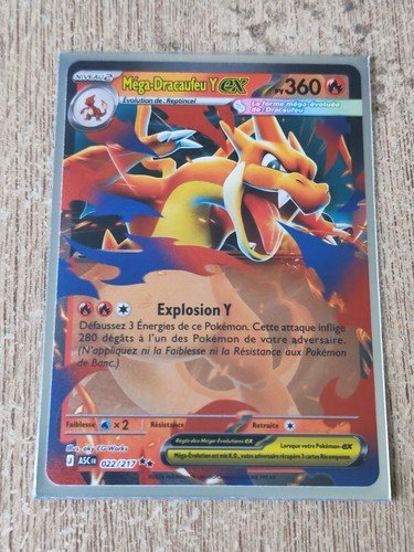 Carte pokémon méga dracaufeu - carte,