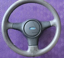 GENUINE FORD FIESTA RS TURBO COMPLETE STEERING WHEEL 