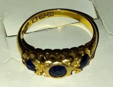 Bague en or 18K  et Saphir 18