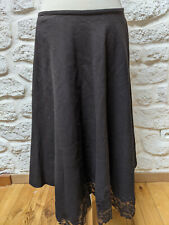 Jupe marron dentelle Armand Ventilo taille 42