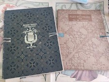 Broderie. 2 Cartonnages et