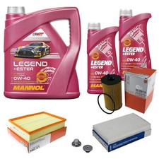 MAHLE Inspection set 6 L MANNOL Legend+Première 0W-40 pour Land Rover Découverte