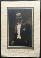 Eurico Tomás de Lima Pianist Composer Inscribed Signed Photo