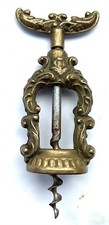 TIRE BOUCHON BRONZE ROCOCO  SACACORCHOS CORKSCREW KORKENZIEHER CAVATAPPI