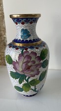 Vase en émaux Cloisonnés