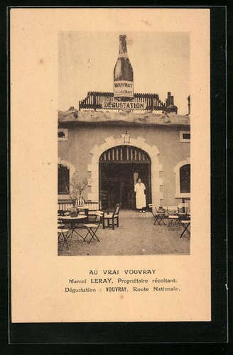 Cpa vouvray dégustation - vouvray,,