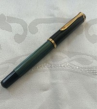 Rare stylo plume vert Pelikan Souverän M400 timbre W