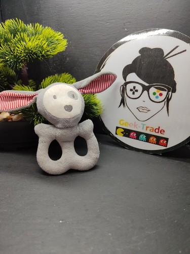 Doudou hochet chien lapin - doudou,