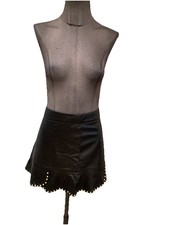 Superbe Jupe Cuir Clous Zara L