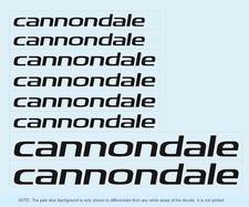 Cadre De Bicycle Cannondale Stickers - Decals - : Noir. N.5