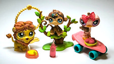 LPS Lion #944 Autruche #945 Singe #946 Authentic Littlest Pet Shop HASBRO-40