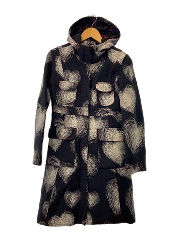 Desigual coat black - desigual,