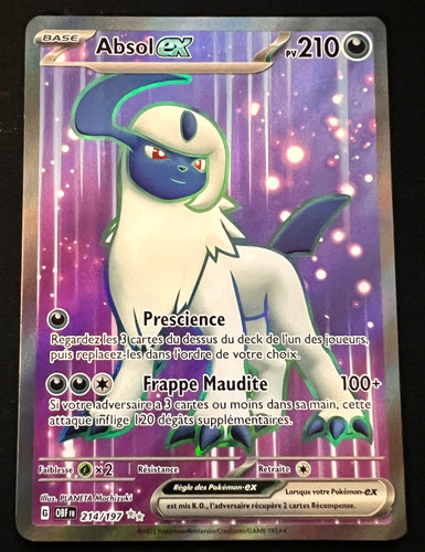 Carte pokémon absol - carte,
