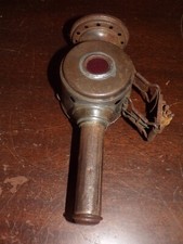 Ancienne lanterne bougie vélo ( 24 cm de long )