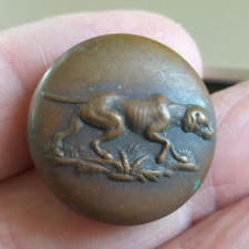 Ancien bouton chasse - .,