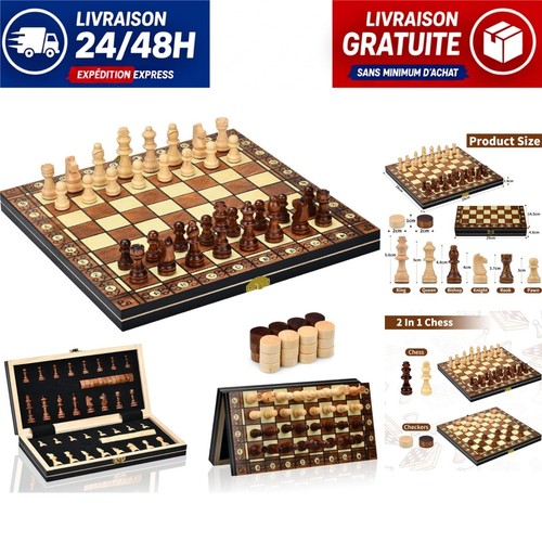 Jeu échecs magnétique - d'échecs,