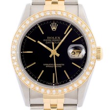Rolex Datejust 18K or Jaune &