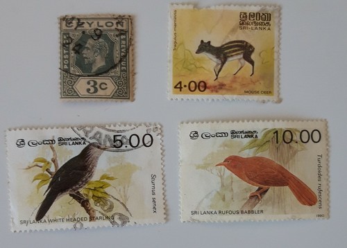 Timbres sri lanka ceylan - timbres,