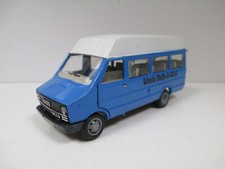 TRES RARE UNIC IVECO DAILY Mini Bus car Passenger Bleu Blue A40.8 OLD CARS 1/43