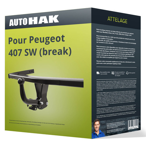 Attelage pour peugeot 407 - pour,