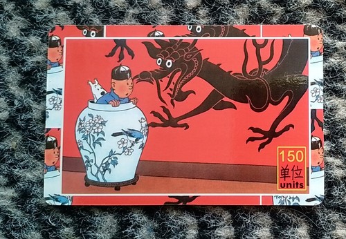 Prepaid kaart phonecard - prepaid, tintin
